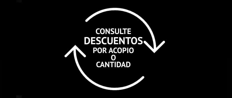 Banner promocional con descuentos por acopio o cantidad.