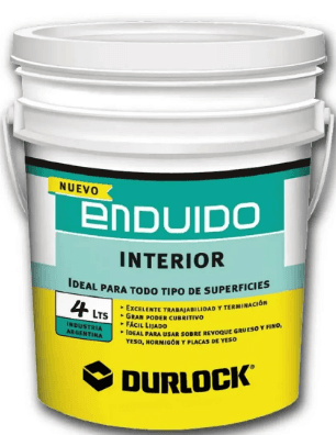 Durlock Enduido Interior Balde x 4lts