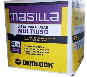 Durlock Masilla Lista p/Usar en "Caja" 22kg