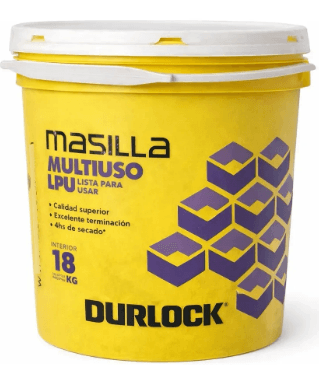 Durlock Masilla Semi Cubiertos en "Balde" 18kg