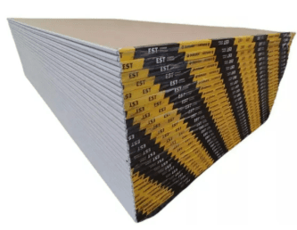 Durlock Placa 9,50x1,20x2,40 Reforzada Cinta Amarilla