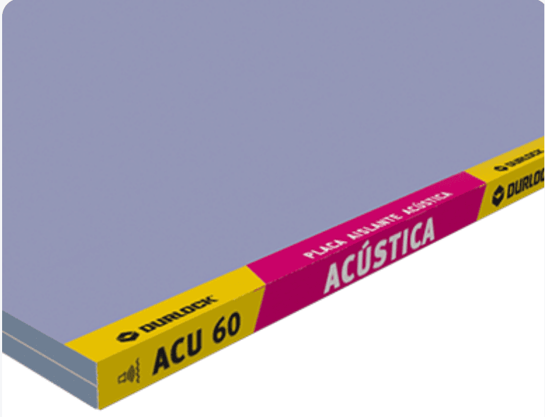 Durlock Placa Dur Acustica ACU6012.5 mm 1,20 x 2,40 mts