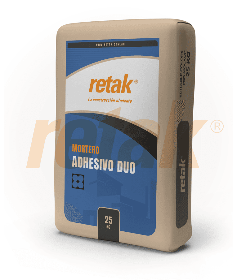 Mortero Adhesivo DÚO retak 25 kg