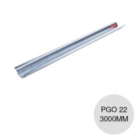 Perfil steel framing PGO 22 galvanizado 0.94mm x 22mm x 3000mm