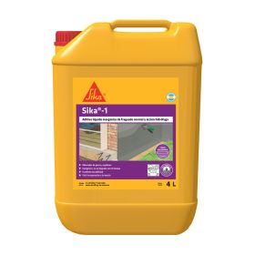 Aditivo hidrofugo mezclas cementicias Sika-1 inorganico bidon x 4l