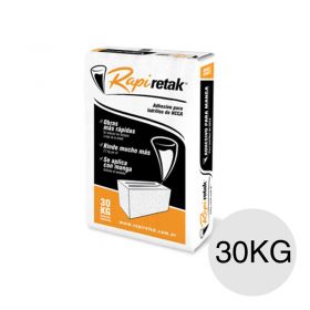 Adhesivo cementicio manga Rapiretak ladrillos HCCA bolsa x 30kg